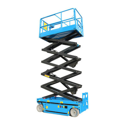 12m platform kerja udara listrik hidrolik kecil self-propelled lifts gunting Untuk dijual
