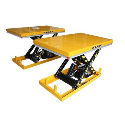 Lift gunting listrik hidrolik tetap 2000kg Pemuatan meja lift kerja stasioner