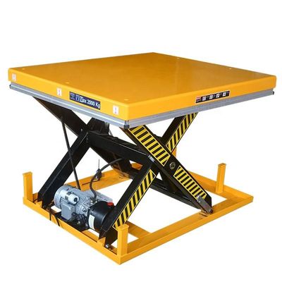 Tabel Lift Stasioner Hidraulik Platform Lift Gunting Listrik Dengan CE