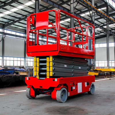 Platform Gunting Hidrolik Elektrik Self-propelled 12m Kapasitas Beban 320kg