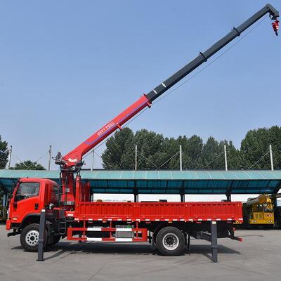 5 Ton 8 Ton 10 Ton Hidrolik Teleskopik Boom Truck Mounted Lift Crane