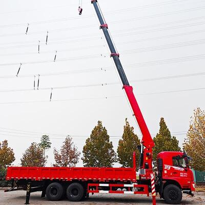 8 Ton Electric Hydraulic Telescopic Boom Truck Mounted Lifting Crane