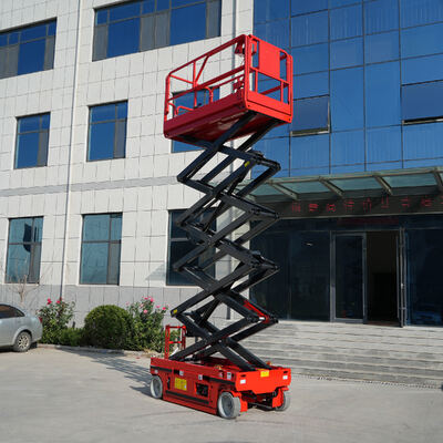 Platform Pengangkatan Kerja Udara Lift Gunting Self-propelled Listrik
