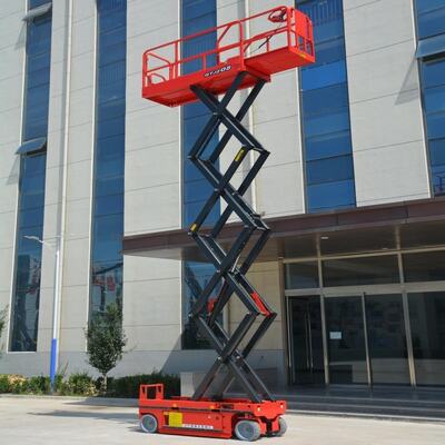 Lift Gunting Listrik Self Propelled Kapasitas 10m 450kg Untuk Pengoperasian 2 Orang