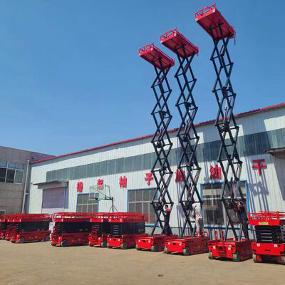 Angkat Gunting 6m 8m 10m 14m Pengangkat Hidraulik Self Propelled Listrik