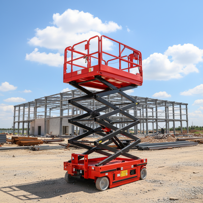 Lift Gunting Self Propelled Hidraulik Listrik Penuh 8m 10m Dengan Sertifikasi CE