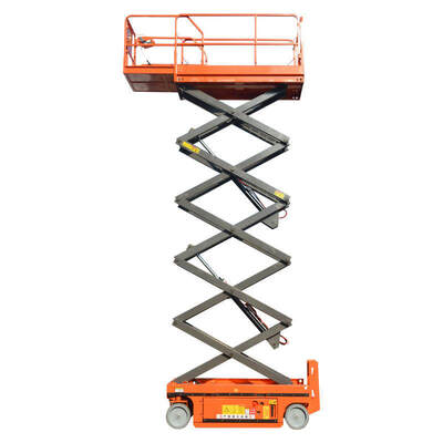 Pengangkat Gunting Listrik 10m 12m 14m Platform Udara Pengangkat Gunting Hidraulik