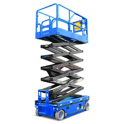 8m 10m 12m Self-Propelled Lift Gunting Hydraulic Platform Angkat Udara Untuk Pekerjaan Luar Ruang