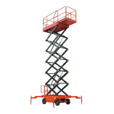 Platform Angkat Gunting Listrik Kecil Bergerak 6m - 10m 2000kg