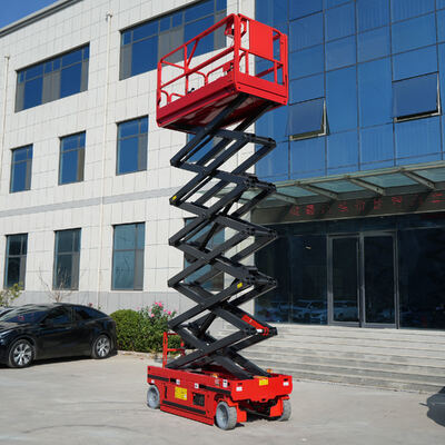 Lift Gunting Bergerak Mandiri 6m - 16m Platform Kerja Kapasitas 450kg
