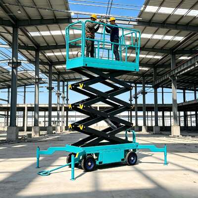 Platform Angkat Gunting Listrik 4m - 10m Tinggi 500kg Man Lifter