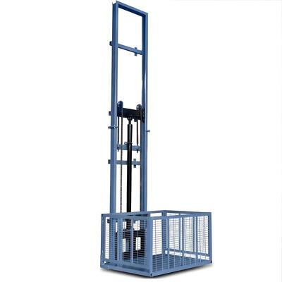 Lift Kargo Listrik Gudang Platform Pengangkat Hidraulik 8m 1T